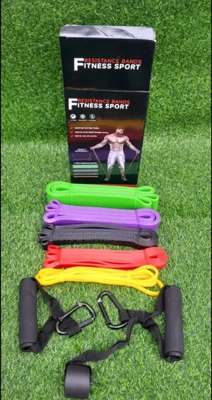 Set ya Resistance Bands 5-in-1 na Handles & Door Anchor