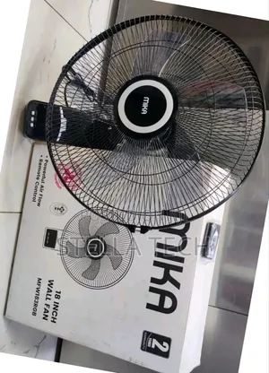 Mika 18-Inch Wall Fan with Remote