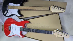 Gitaa Bora la Umeme la String 6 - Nyeusi