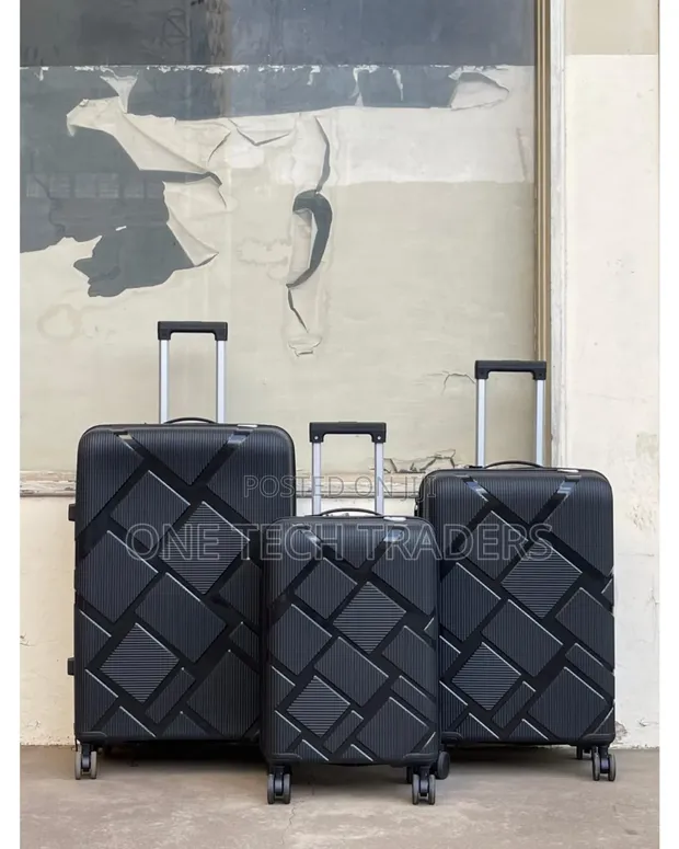 Unbreakable 3-Piece Suitcase Set - Size 3 - 1