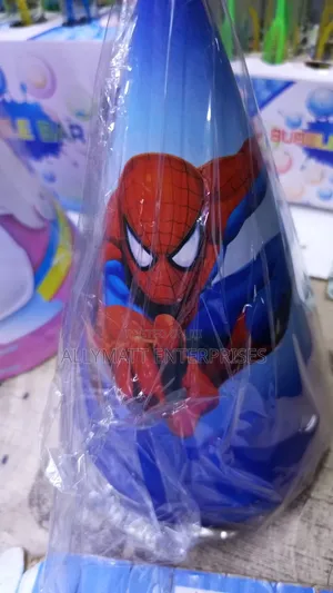 Spinder Man Birthday Hat (10 Pcs)