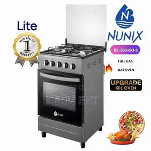 New Nunix 50x55cm Full Gas Standing Cooker