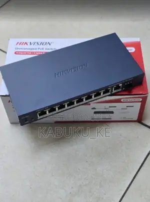 New Hikvision DS-3E0510P-E/M 8-Port Gigabit PoE Switch