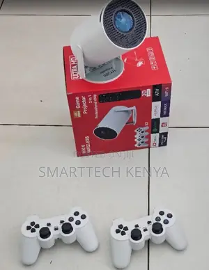 HY300 Android Gaming Projector with Dual Wireless Controllers