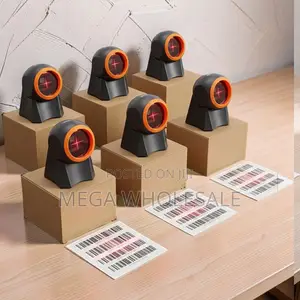 1D/2D Desktop Barcode Scanner Reader - Hands-Free