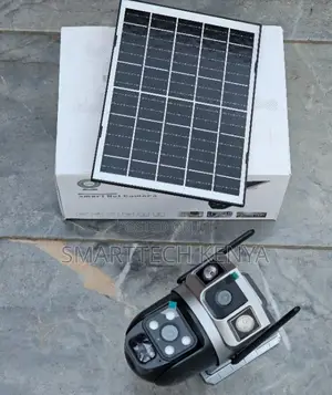 Solar Powered 4G PTZ CCTV Camera with SIM Card Slot