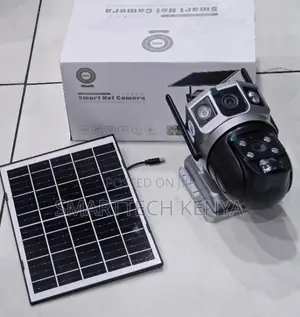 Kamera ya V380 Dual Lens 4G Solar yenye Night Vision na Two-Way Audio