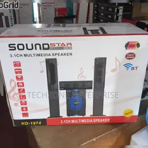 Sound Star 3.1 Channel Multimedia Speaker System DH-1974