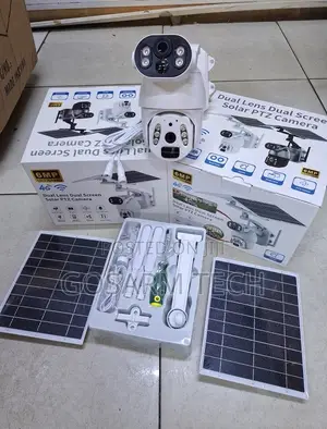 6MP UBox PTZ Wireless 4G Outdoor Solar Camera
