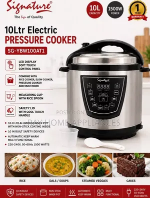 10L Signature Electric Pressure Cooker