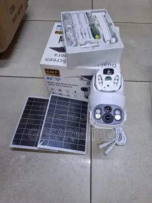 Kamera ya CCTV ya UBox 6MP 4G ya Solar yenye Paneli Mbili