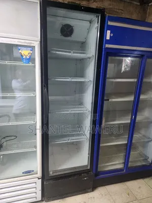 Unique Black Soda Display Refrigerator