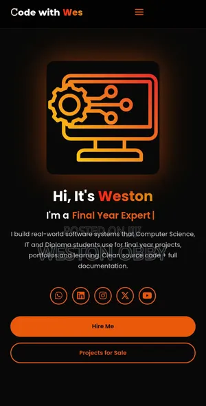 Final Year IT & Computer Science Projects with Code with Wes