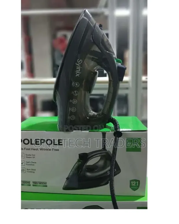 Syinix 1830-2180W Steam Iron Box - 1