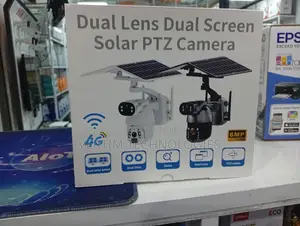 Weatherproof Ubox 6MP PTZ Dual Lens 4G Solar CCTV Camera