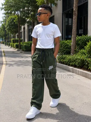 Set ya Nguo za Wavulana Classic - Suruali + T-Shirt
