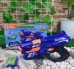 Blaster ya Mchezo wa Risasi za Plastiki Nyeusi kwa Watoto