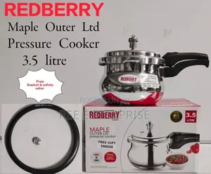 Redberry Premium Range Pressure Cooker ya Aluminium 3.5L