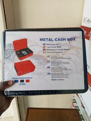 12-Inch Heavy-Duty Metal Cash Box
