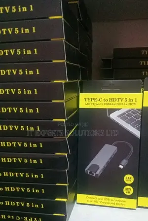5-in-1 USB-C Hub Docking Station