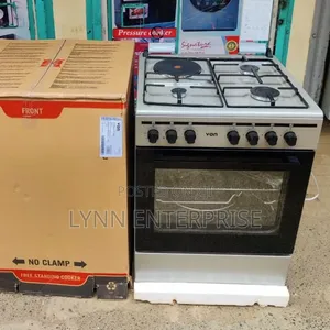 Von Cooker 60x60cm, 3 Gas + 1 Electric Burners