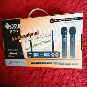 BNK X35 Wireless Microphone System - 2 Handheld Mics