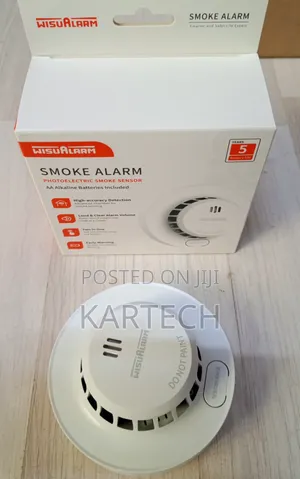 Wisualarm Smoke Alarm ya Picha na Betri ya Miaka 5
