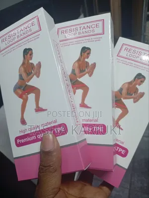5pcs Elastic Resistance Bands - Home Workout Set