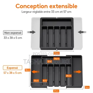 Expandable Cutlery Drawer Organizer - Large Size