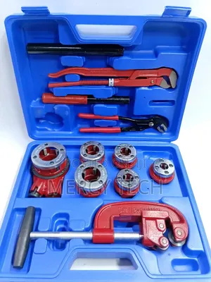 Ratchet Die Stock Set (1/4, 1/2, 3/8, 3/4, 1-1/4 Inch)