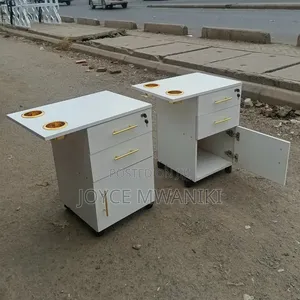 Trolley ya Saluni yenye Droo Inayofungwa