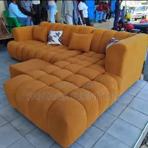Sofa Safi ya L-Shape ya Bubble ya Viti 5