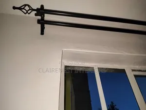 Adjustable Curtain Rods - Black & Bronze