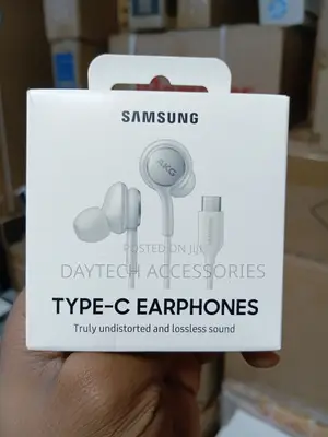 Samsung AKG Earphones za USB-C Zinazotumia Waya - Nyeupe
