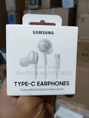 Samsung AKG Earphones za USB-C - Nyeupe