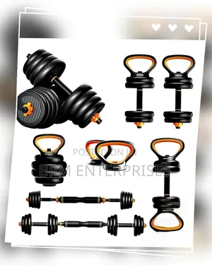 Seti ya Kettlebell/Barbell 6-in-1 (30kg & 50kg)