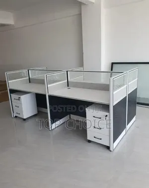 Meza za Ofisi za Vituo vya Kazi vya Njia 4