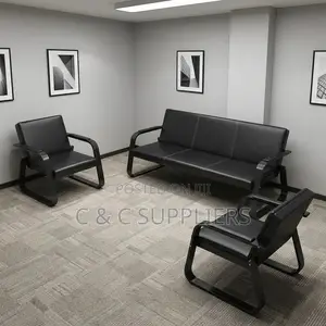 Sofa ya Ukumbi ya Ngozi ya Viti 5