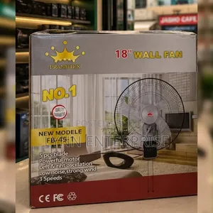 Prandtex 18-Inch Wall Fan yenye Remote