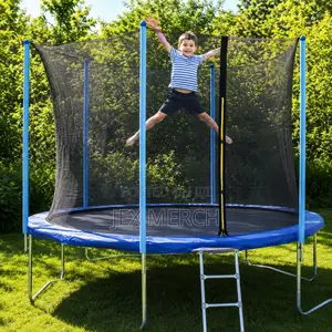Premium 6ft Outdoor Trampoline with Safety Net
