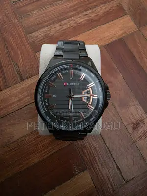 Curren Business Watch with Date - Stainless Steel
