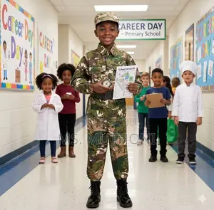 Kids Army Soldier Costume Set (Ages 4-12)