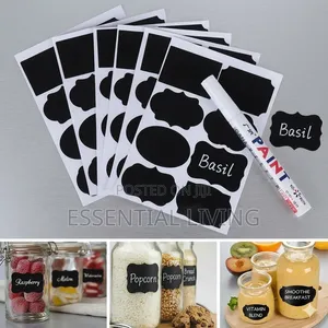 Waterproof Pantry Jar Labels Sticker Set