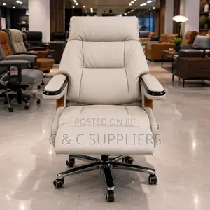Executive Full Leather Manager's Chair - Brown