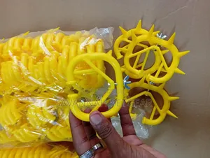 10 Pieces Yellow Plastic Calf Weaning Nose Ring