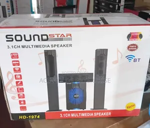 Sound Star DH-1974 3.1CH Multimedia Speaker System