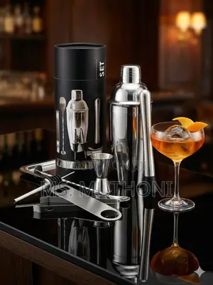 Professional 750ml Bartender Kit na Kipochi cha Cylinder