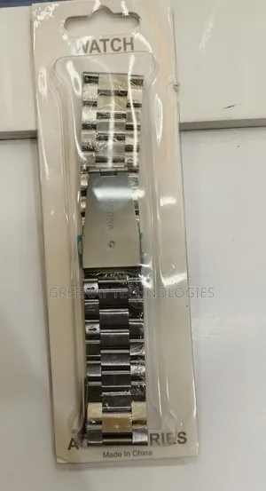 22mm Stainless Steel Smart Watch Strap - Silver