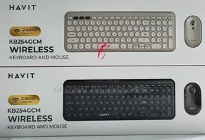 Havit KB254GCM Wireless Keyboard and Mouse Combo with Numeric Keypad
