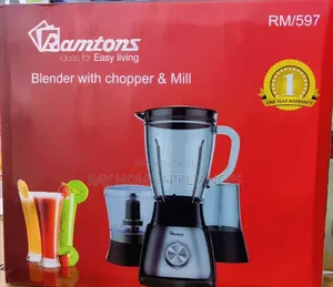 Ramtons 3-in-1 Blender, Chopper & Grinder (RM597)